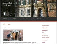 Tablet Screenshot of kardinal-von-galen-stiftung.de